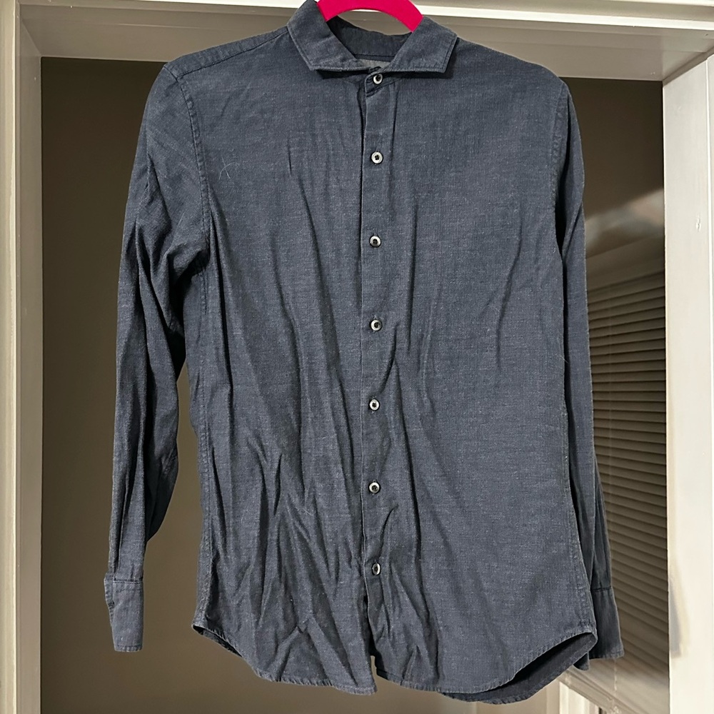 Bonobos XS Dark Blue Button Down
